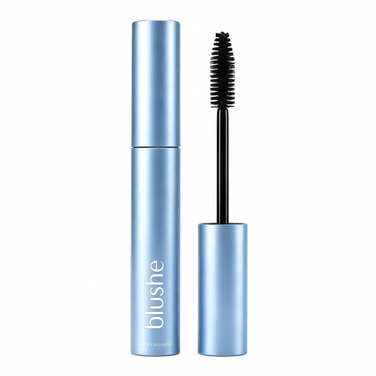 Blush Growth Serum Mascara, Daily Lash Makeup for Defined-Looking Lashes | Waterproof Fiber Mascara, Volumizing & Lengthening Lash Makeup, Clump-Free for Daily Use